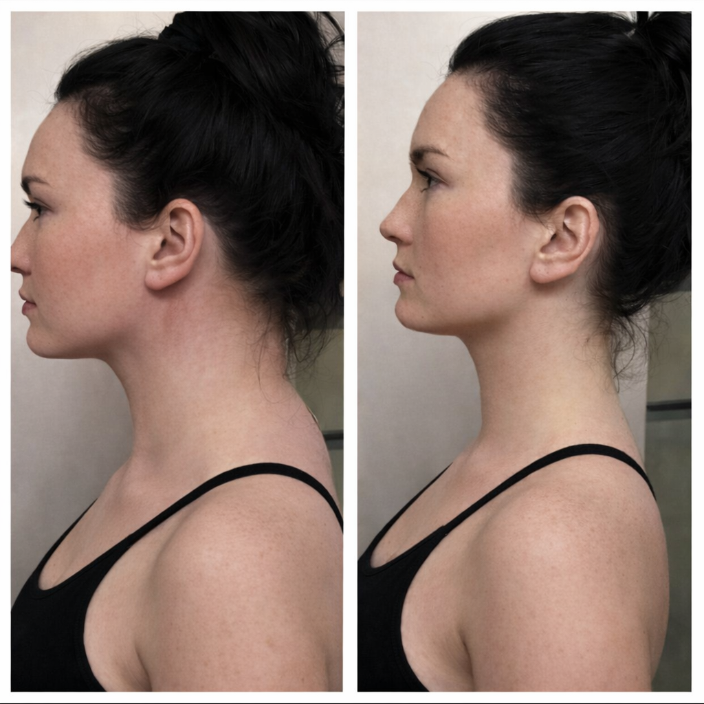 Plan personalizat pentru reducerea grăsimii din zona cefei