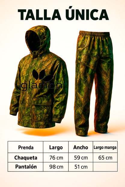 Kit Táctico HÉROE: Chaqueta + Pantalón + Bolso – 100% Impermeable